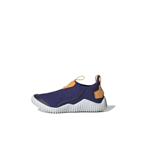 Adidas Rapidazen S Лето.rdy Устойчивый к истиранию Дышащий Низкий Топ Детские Беговые Кроссовки Темно-синий