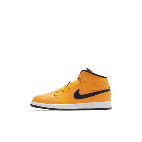 Jordan Air Jordan 1 Детские баскетбольные кроссовки MID Топ Pre School