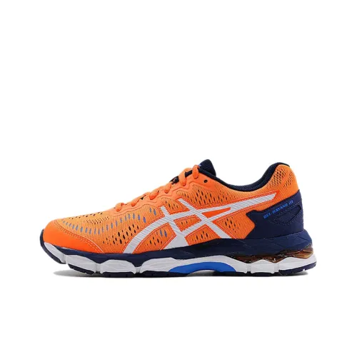 Asics Гель Kayano 23 Low Топ Детские беговые кроссовки Кораллово-оранжевый Подростки