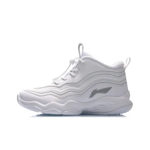 Подкладка Little Баскетбол Prodigy Амортизаторы Shock Легкий MID Топ Баскетбольные кроссовки Белый Подростки