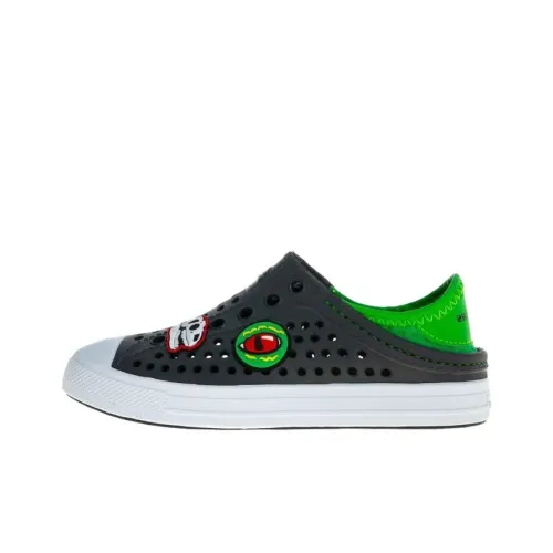 Skechers Kids Сандалии Черно-зеленый Школьный возраст