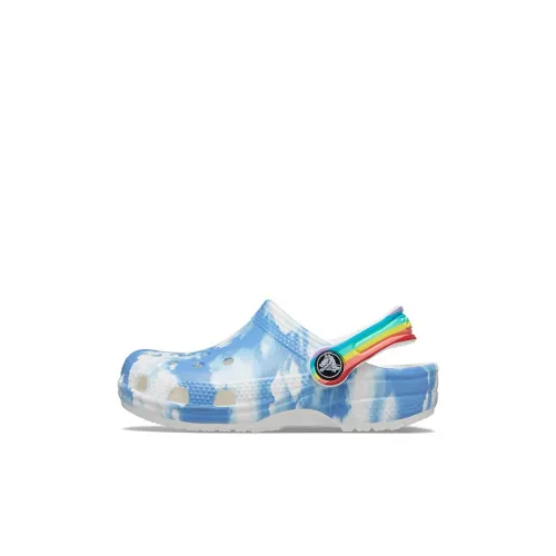 Crocs Спортивные сандалии Белый Синий Tie Dye Детские