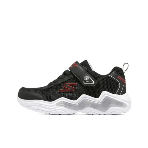 Skechers Erupter Lv Kids Lifestyle Shoes Черный Красный Подростки