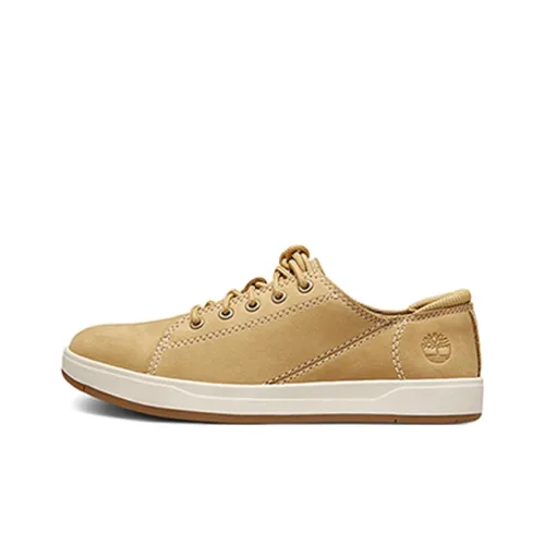 Timberland Davis Square Низкий Топ Детские Скейтбординги Пшеница Подростки