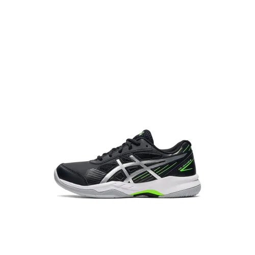 Asics Gel Game 8 Low Топ Детская Беговая Обувь Черный Серебряный Малыш