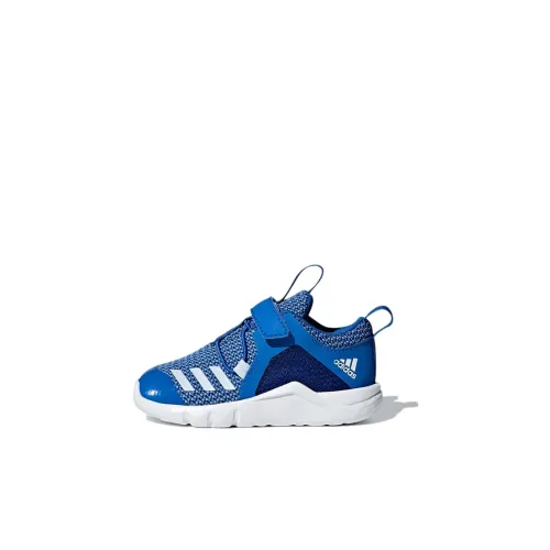 Adidas Rapidaflex El I Дышащая Низкая Обувь для Малышей Синие и Белые Infant и Toddler