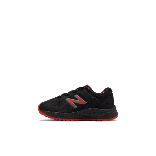 New Balance NB Arishi Series V2 Амортизация Устойчивость к истиранию Дышащий Низкий Топ Обувь для малышей Черный Красный
