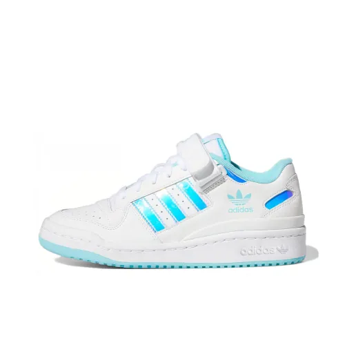 Adidas Originals FORUM Radiance J Anti KICK Low Топ Детские Скейтбординг Белый Синий