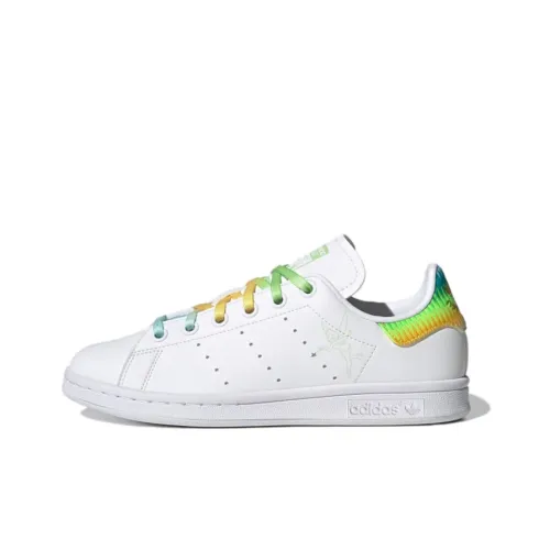 Adidas Originals STAN SMITH Collection Tinkerbell J противоскользящий низкий топ для детских скейтбордингов