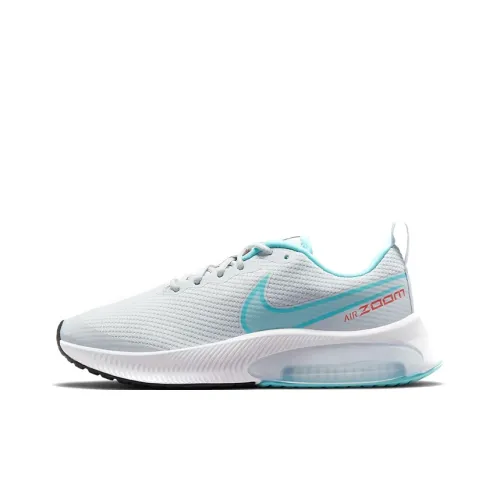 Nike Air Zoom Arcadia Slip-on Устойчивый к истиранию Дышащий Низкий Топ Детская Беговая Обувь Белый Синий Подростки