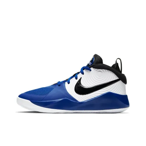 Nike Team Hustle D 9 Slip-resistant Амортизация Устойчивость к истиранию Дышащий Легкий MID Топ