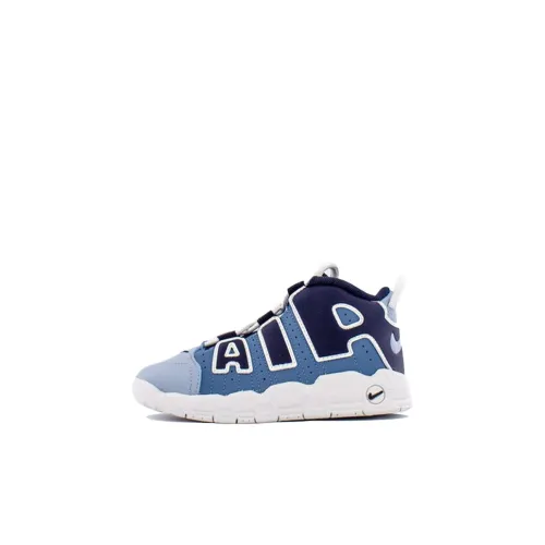 Nike Air More Uptempo Устойчивый к истиранию MID Топ Обувь для малышей Синий Infant And Toddler