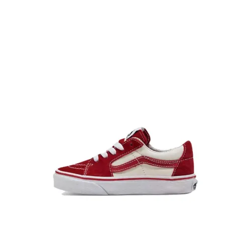 Vans SK8 Детские Скейтбординги Низкие Белые и Красные Kids