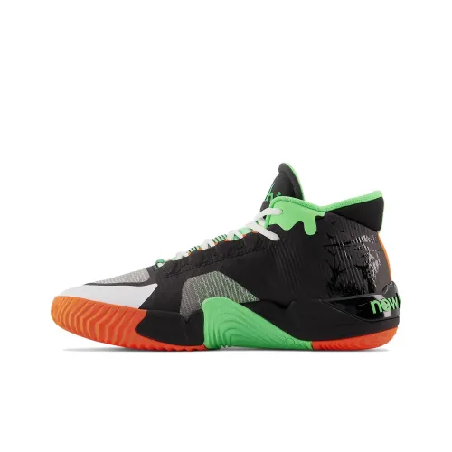 New Balance Kawhi 2 MID Топ Детские Баскетбольные Кроссовки Черный Зеленый Подростки