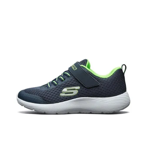 Skechers DYNA LITE Детские повседневные кроссовки Синие Зеленые Подростки