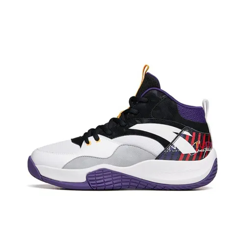 Antakids Slip-resistant Abrasion-resistant Lightweight High-top Casual White Black Антакидс Противоскользящий Устойчивый к истиранию Легкий Высокий верх Повседневный Белый Черный