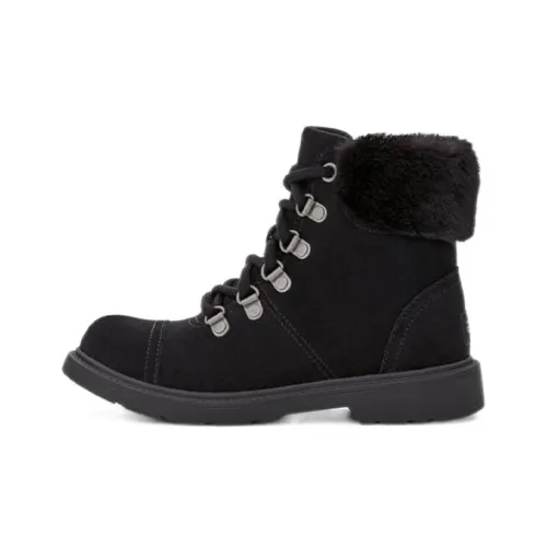 UGG Azell HIKER Погода Устойчивый к истиранию Теплый Снегобут Черный Подростки