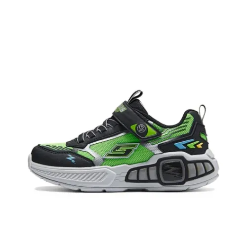 Skechers Kids' Кэжуал Низкий Топ Черный/Лимон для Школьников