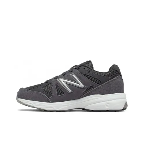 New Balance NB 888 Low Топ Детская Беговая Обувь Черный Серый Подростки