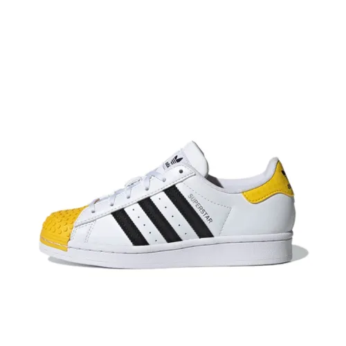 LEGO x Adidas Originals SUPERSTAR 360 J Low Топ Скейтборд Кроссовки Белый Черный Желтый