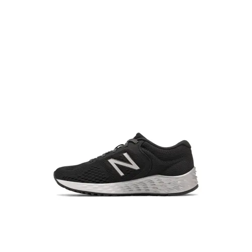 New Balance NB Arishi Series Амортизация Низкий Топ Детская Беговая Обувь Черный Серебряный Малыш