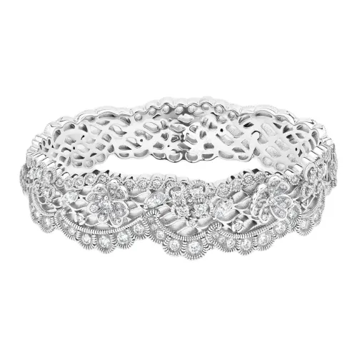 DIOR Бриллиантовые браслеты Унисекс Серебряный