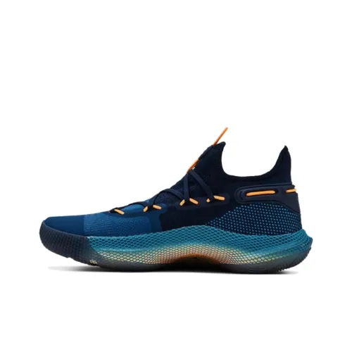 Under Armour Curry 6 Детские баскетбольные кроссовки Низкий топ Школьный возраст