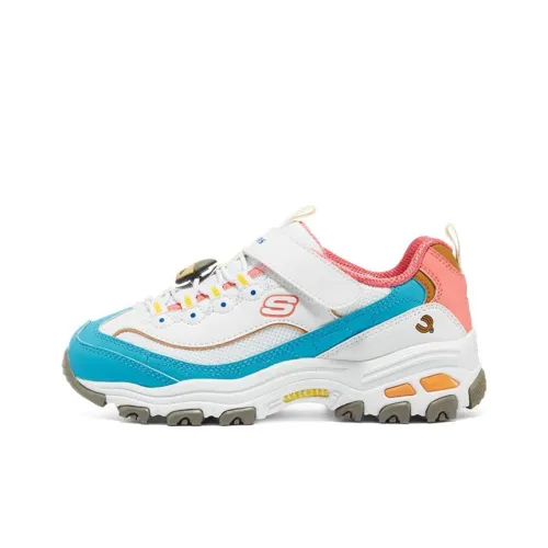 Skechers D'LITES Series Детские повседневные туфли Тони-Тони Чоппер Цветовая схема Подростки