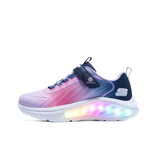 Skechers Kids Беговые кроссовки Низкие Топ Фиолетовые Синие Kids