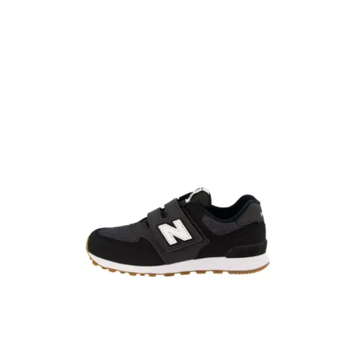 New Balance NB 574 Амортизация Низкий Топ Обувь для малышей Черный Infant And Toddler