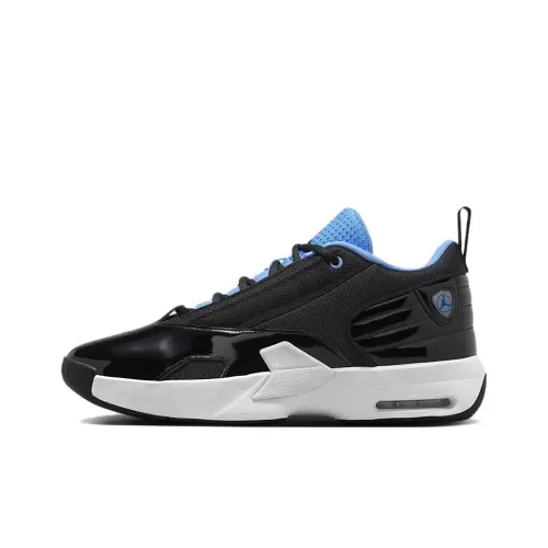 Jordan Max Aura 6 Баскетбольные кроссовки Low Топ Черный/Университетский синий/Белый/Черный Мужской