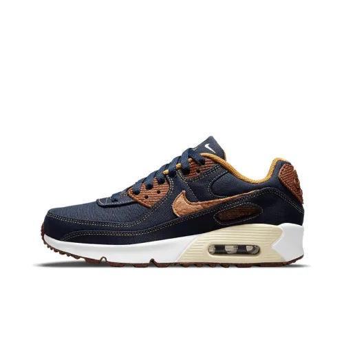Nike Air Max 90 Детская беговая обувь Низкий топ Школьный возраст