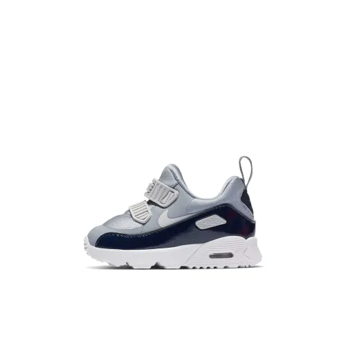 Nike Air Max Tiny 90 Амортизация Низкий Топ Обувь для малышей Обсидиан Infant Wa Toddler
