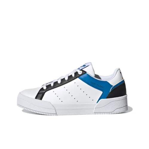 Adidas Originals Court Tourino Легкий Низкий Топ Детский Скейтбординг Ярко-белый Подростки