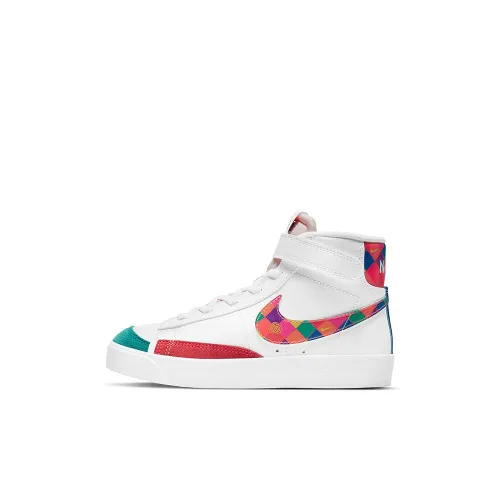 Nike Blazer 77 'CNY MID Топ Детские Скейтбординги Белый красный зеленый Дети 3-7 лет