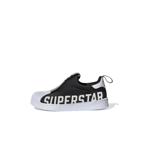 Adidas Originals SUPERSTAR 360 Low Топ Детские Скейтбординги Черный Children Aged 3-7 лет