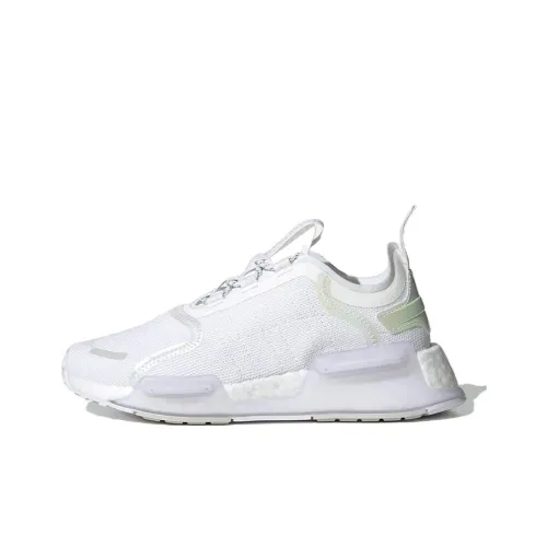Adidas Originals NMD_V3 Устойчивый к истиранию низкий топ Детская беговая обувь Белый Подростки