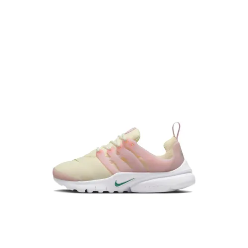 nike Presto Амортизация Поддержка Низкий Топ Детские Беговые Кроссовки Кокосовое Молоко Дети Возрастом 3-7 Лет