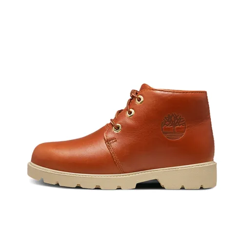 Timberland Детские кожаные сапоги для школьного возраста