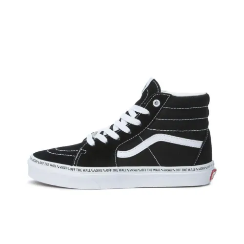 Vans SK8 Амортизация Износостойкие Высокие Кеды для Детей для Скейтбординга Черный Белый Подростки