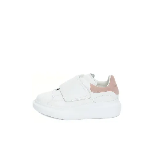 Alexander McQueen OVERSIZED Низкий Топ Детские Скейтбординги Белый Розовый Дети Возраст 3-7 Лет