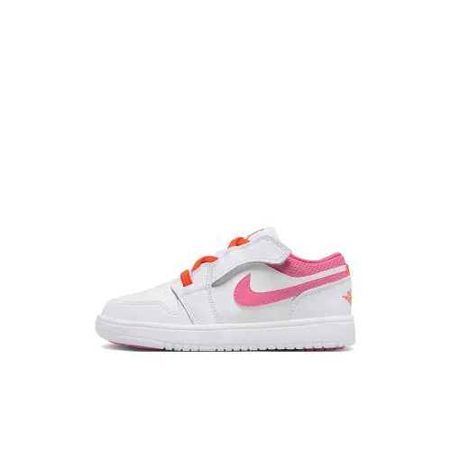 Jordan Air Jordan 1 Slip Resistant Abrasion Resistant Низкий Топ Баскетбольные кроссовки для детей 3-7 лет