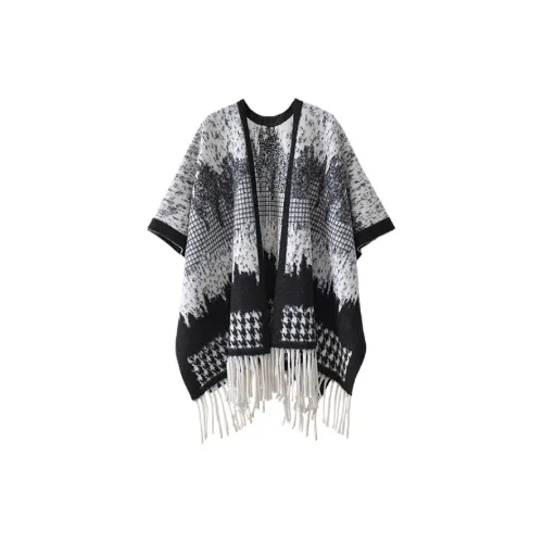 CARTELO Полиэстер Палантины Унисекс Черный Коричневый