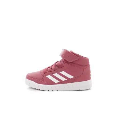 Adidas Altasport MID El K Slip Resistant Abrasion Resistant MID Топ Детские Баскетбольные кроссовки Розовый Детский