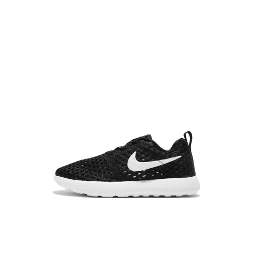 Nike Roshe One Pilot Weight Low Top Детская беговая обувь Черный Белый для детей 3-7 лет