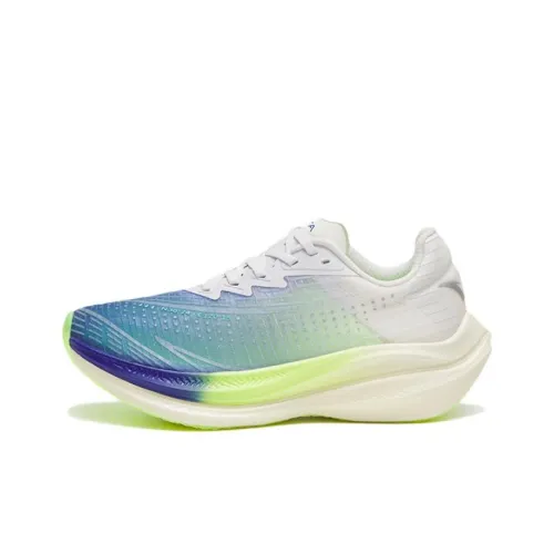 Antakids Furious Wave PB Устойчивый к истиранию Низкий Топ Детская Беговая Обувь Белый Синий Подростки