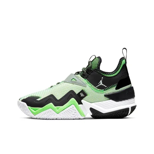 Джордан One Take 1 Противоскользящие Амортизация Устойчивость к износу Поддержка MID Баскетбольные кроссовки для детей