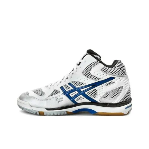 Asics Гель Beyond 3 Устойчивые к истиранию Детские Волейбольные кроссовки Белый Синий Подростки