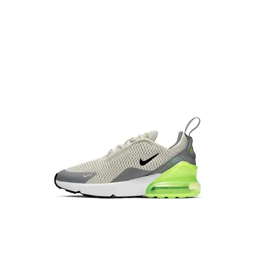 Nike Air Max 270 Kids Lifestyle Shoes Серый Зеленый Детские 3-7 лет