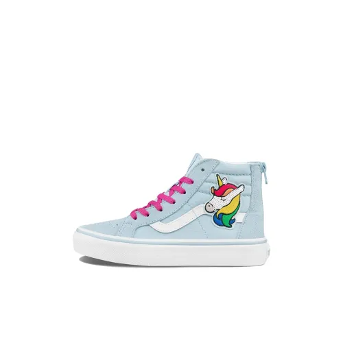 VANS SK8 High Топ Детские Скейтбординги Светло-синий для детей 3-7 лет